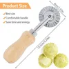 Baking Tools 1PC Dumpling Embossing Side Embossed Biscuit Mold Pasta Hand-cutting Machine Pastry Decor Cookie Mould Roll Wheel