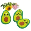 Collane Chenkai 5pcs Silicone Avocado Teether Baby Animal Bird Teeter