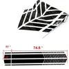 Window Stickers Car Modified Body Side Skirt Stripes Pull Flowers Universal