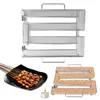 Cold Smoke Generator BBQ Accessories Steel Barbecue Grill Cooking Tool Smoker Salmon Bacon Fish Wood Chip Cold Smoking Box