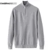 Designer Sweaters Mens Winter Sweater Men O-Neck Casual pullover gebreide Jumpers Zip Long pullovers beroemde merk Jeugd herfst verdikken Aziatische maat