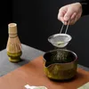 Conjuntos de chá 2024 Matcha Tea Set Colher Japonesa Colher Completa Cerâmica Tigela Ferramentas Acessórios