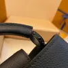 حقائب اليد مصمم حقيبة 22 سم غير لامع مصمم حقيبة Crossbody 10A مرآة جودة حقيبة كتف فاخرة مع مربع L312