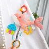 Mobiles Born Infant Soft P Toy Teether Hochets Jouets Bébé Éducatif Cerveau Développement Poignée Mignon Animal En Peluche 240226 Drop Del Dh6Av