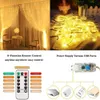 LED Strings 3M LED rideau guirlande fée chaîne lumières décor de noël USB télécommande fête de mariage décoration de vacances pour la maison chambre YQ240401