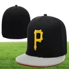 Pirates P lettre casquettes de Baseball gorras os pour hommes femmes mode sport hip pop top qualité ajusté Hats2207957