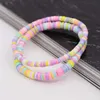 Chaîne femmes Boho bijoux Bracelet coloré doux polymère argile Bracelet été plage accessoires Couple Bracelet Q240401