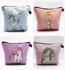 30 Styles Super Cute Cartoon Printed Unicorn Bags Women Cosmetic Bag Middle Size Lady Makeup bags 7892770