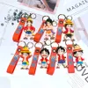 Leuke Piraat Serie Pop Sleutelhanger Hangers Anime Autosleutel Ring Cartoon Pop Rugzak Hanger Speelgoed Cadeau