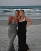Casual Dresses Boho Inspired Soft Petite Lounge Long Slip Dress Stretch Straps Maxi Bodycon Summer Sexy Women