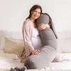 BBHugme Adjustable Pregnant Pillow - Full Body Side Sleep Support with Adjustable Firmness and Shape for Back, Legs, Abdomen, Hips - Detachable Pillow Cover Included