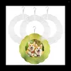 Decorative Plates 4Pack 8 Inch Sublimation Wind Spinner Blanks 3D Spinners Hanging For Indoor Outdoor Garden Decoration