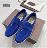 Jurk Schoenen loro piano Vrouw zomerwandeling Outdoor man tasman Platte hak klassieke loafers lage top Luxe suède sneakers Designer schoen mocassin slip-on carrière Vrijetijdsschoen