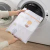 Tvättpåsar förtjockad tvätt av polyesterpåse tryckt Net Bh Wash Basket Organizer för underkläderkläder