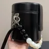 Yüksek kaliteli kadınlar gerçek deri mini omuz çantası Yeni Lady Pearls Dize makyaj çantası Fransız moda markası klasik lüks tasarımcı crossbody fermuar çanta