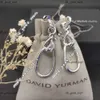 DY Desginer David Yurma Jewelry Top Quality Earring Simple And Elegant Popular Woven Twisted Rope Fashion Ring David Earring Punk Jewelry Band Fashion David 277