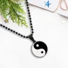 Pendant Necklaces Men's Stainless Steel Necklace Chinese Style Yin Yang Tai Chi For Men Male Jewelry Accessories