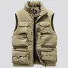 Gilet da uomo Panno Morbido di Inverno Gilet di Spessore Caldo Casual di Alta Qualità Impermeabile Moda Con Coulisse Gilet di Grandi Dimensioni 2024