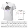 Polos pour hommes T-shirt nuage de pluie violet littéral séchage rapide noirs hauts mignons T-shirts graphiques pour hommes drôle