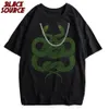 Gothic Donkere Straat Vrouwen T-shirts Japanse Cartoon Print Korte Mouw T-shirt Punk Harajuku Ulzzang Losse Y2k Kleding Tops 240325