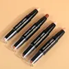 Private Label 4-color Highlighter Stick Custom Bulk Double-ended Highlight Neutral Contour Makeup Black Tube Waterproof Brighten