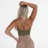 Nvgtn T-shirt Naadloos bloeien beha Spandex Top Vrouw Fitness Elastisch Ademend Borstvergroting Vrije tijd Sportondergoed XS-L