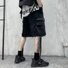Shorts pour hommes HKSH Summer Techwear Dark Punk Fashion High Street Pantalon ample au genou à la mode Droite Japonais Capris HK0671