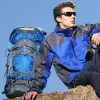 Tassen Fonto Sporttassen Outdoor Klimmen Waterdichte 60L Nylon Packsack voor mannen en vrouwen Reizen Wandelen Campingrugzak