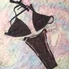 Sommer-Bikini-Designer-Badeanzug für Damen, sexy Badebekleidung, Buchstaben-Ketten-Bikini-Set, 2-teilig, Strand-Bikinis, Badeanzug, modische Damen-Badeanzüge, Designer-Größe S-XL