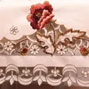 Bordduk Cream Dining Cover Tabelduk Europa Luxur Embroide Flower Chair Dust Decoration 240322