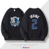 Owen Dongqiqi ronde hals hoodie voor heren sport basketbal los casual T-shirt met lange mouwen top trend