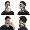 Bandanas Piet Mondrian minimalist de stijl bandana nack varmare kvinnor män vinter vandring skid halsduk gaiter modern konst ansiktsskydd