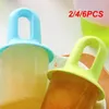 Baking Moulds 2/4/6PCS Ice Pops Mold Food Grade Blue/green Fruit Shake Accessories Popsicle Mould 12cm Supplement Tools