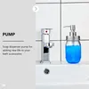 Dispenser di sapone liquido Coperchio per barattolo di vetro Pompe per testa della pompa Sostituzione della bottiglia di lozione Pressatura Tipo di accessorio in acciaio inossidabile