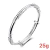 Fanhua Zuyin – Bracelet en argent pur 999, petit et populaire, solide, à la mode, cadeau de saint valentin pour petite amie