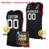 Aaliyah Edwards 2024 Mens Champions Basketball Jersey 5 Paige Bueckers 10 Nika Muhl 33 Caroline Ducharme 35 Azzi Fudd Uconn Huskies Jerseys Custom Stitched