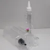 Storage Bottles 10pcs/lot 230ml PET Plastic E-juice Bottle Clear Pigment Ink With Twist Off Cap Refillable Empty Graduation