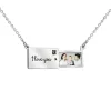 Chaînes Amour Lettre Enveloppe Pendentif Collier Pour Femmes Bijoux Personnalisés Je Vous Lettres Saint Valentin Mère Cadeau Drop Livraison Neckla Dhuk1