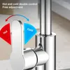 Kökskranar vattenfall kran roterande enstaka handtagsförlängare för handfat L -format munstycke