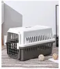 Kattbärare luftbox staket husdjur bil hund bur bärbara medelstora plastleveranser grossist