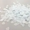 Party Decoration Paper Confetti gör ditt evenemang unikt med 10000st födelsedag vit hjärta biologiskt nedbrytbar vävnad