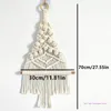 Гобелены C63E ручной работы макраме Рождественская елка гобелен богемный орнамент для подарка на день рождения