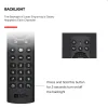 Besturing BT Backlit G10S G30S G40S G21 RU MX3L AIR MOUSE Wireless Voice Remote IR Leren 2.4G -besturingselement voor Android TV Box