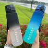 Large Capacity Leak Proof Sports Water Bottle Colorful Plastic Cup Drinking Outdoor Travel Portable Gym Fitness Jugs 1 L 240320