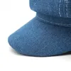 Береты женские ковбойские восьмиугольные шляпы женские джинсовые береты Sboy Gatsby Baker Peaked