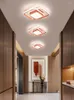 Ceiling Lights Modern Led Lamp For Corridor Foyer Wall Bedroom Study Room Rose Gold Black Painted Indoor