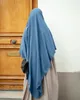 Hijabs Long Khimar para mujeres musulmanas Hijab instantáneo liso Turquía Arabia Saudita Ramadán Eid Prenda de oración Niqab Pañuelo en la cabeza Ropa islámica 240327