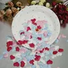 Decoração de festa 200pcs esponja tecido de cetim em forma de coração pétala confetes de casamento diy amor romântico decoração de festival de dia dos namorados.