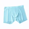 Underpants varumärke män underkläder manliga trosor stammar boxare trosor andas bekväm mode is silkesjockstrap sexig