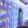 LED Strings Christmas fairy lights garland curtain string Remote control included Home decoration bedroom window Holiday lighting YQ240401